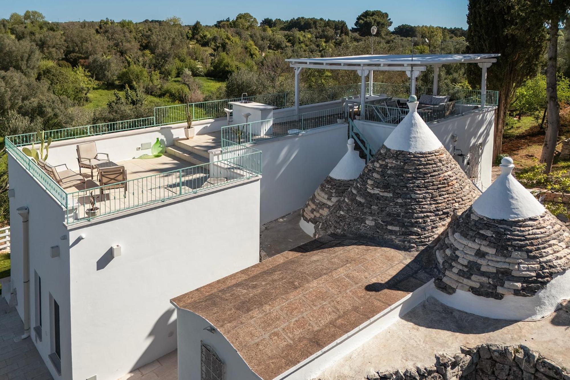 Вилла Trullo Turchese Fabiola Челье-Мессапика Экстерьер фото